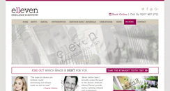 Desktop Screenshot of ellevendental.com